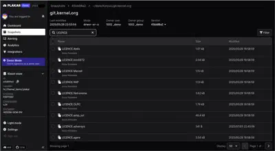 Web UI, dark mode