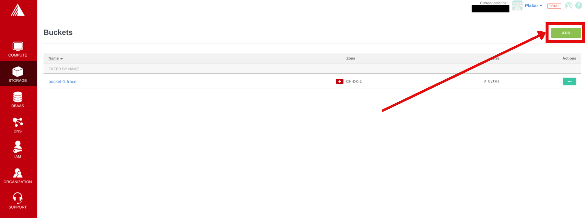 Create Storage Bucket