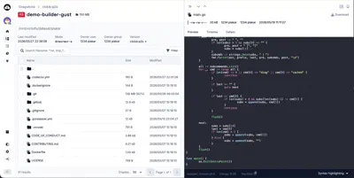 Plakar UI, the open-source version
