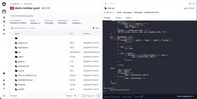 Plakar UI, the open-source version